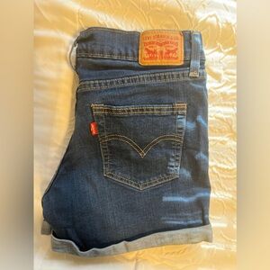 Levi's Denim Mid Rise Shorts
